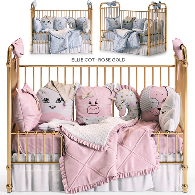Incy Interiors ELLIE COT - ROSE GOLD bed — Вид 1