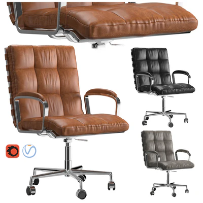 rossi leather desk chair — Ver 1