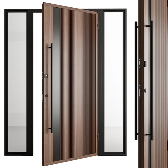 Wooden Front Door - Set 100 — Descargar