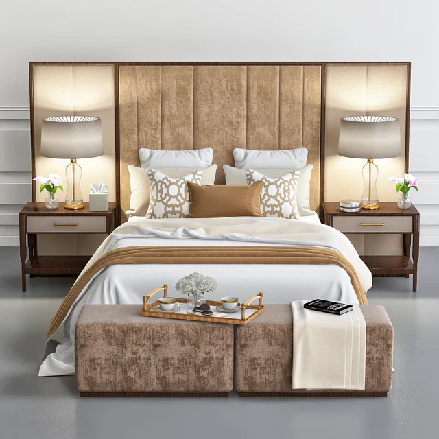 Chair and sofa company luxury bedroom — Скачать