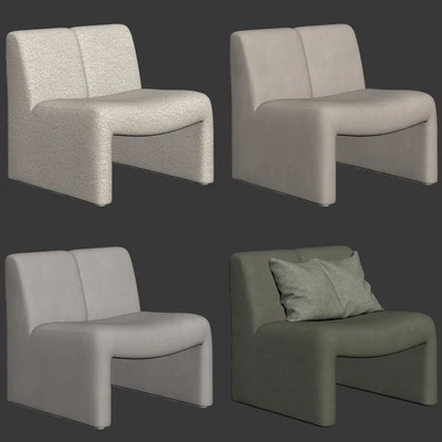 Macintosh armchair in boucle by Eichholtz — Ver 3