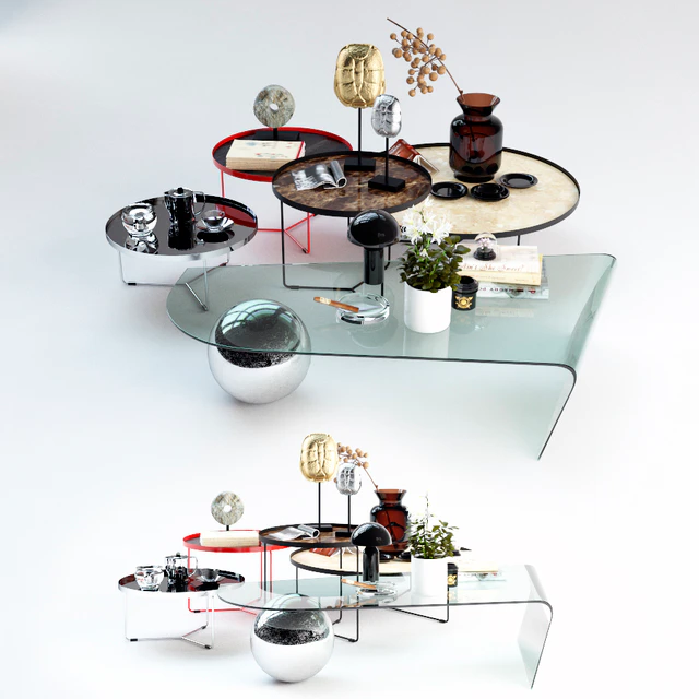 Set Sattelan Italia 4 coffee tables — Descargar