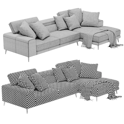 Ditre Italia Anderson Chaise Lounge — Ver 4