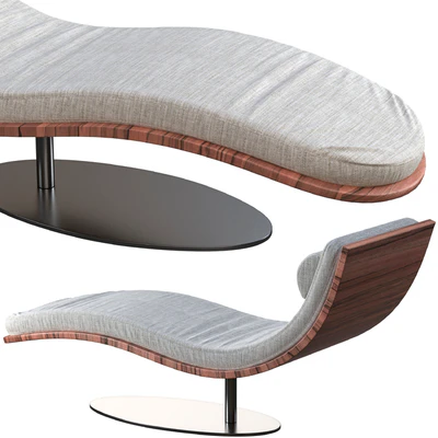 Chaise longue Oliver B. Balzo — Ver 2