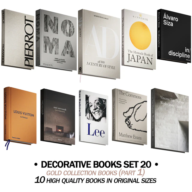 211 decorative books set 20 gold collection PART 1 — Descargar