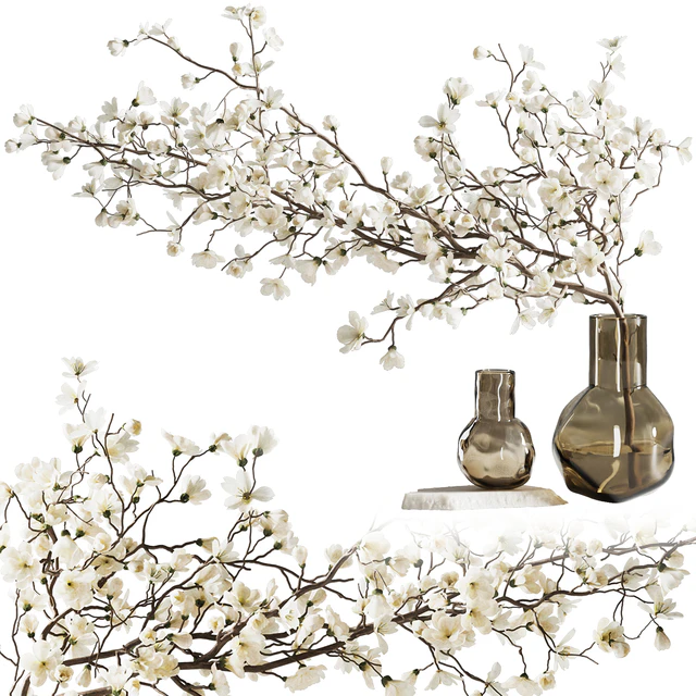 Blooming branch in a vase — Descargar