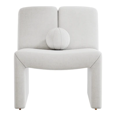 EICHHOLTZ CHAIR MACINTOSH BOUCLE CREAM — Ver 3
