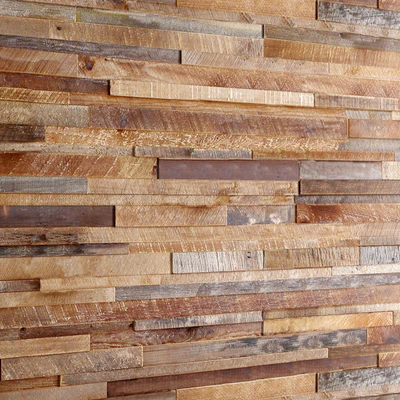 wood wall art, декор для стены, деревянная панель, планки, доски, деревянная мозаика — Вид 3