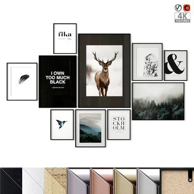 Poster Set "Forest Mountain" — Ver 1