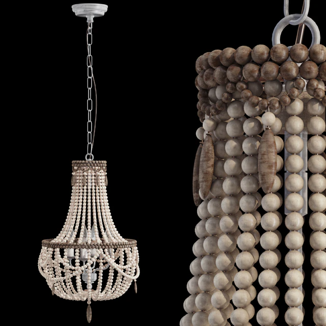 Boho Rustic Bead Chandelier — Descargar