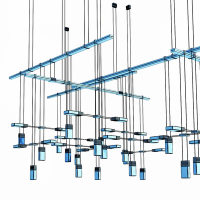 Suspenders Gallery Multi Light Pendant — Ver 2