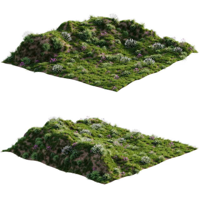 Grass on the slope — Скачать