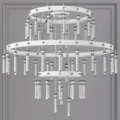 Restoration Hardware AXIS 3-TIER CHANDELIER 60 Brass — Вид 2