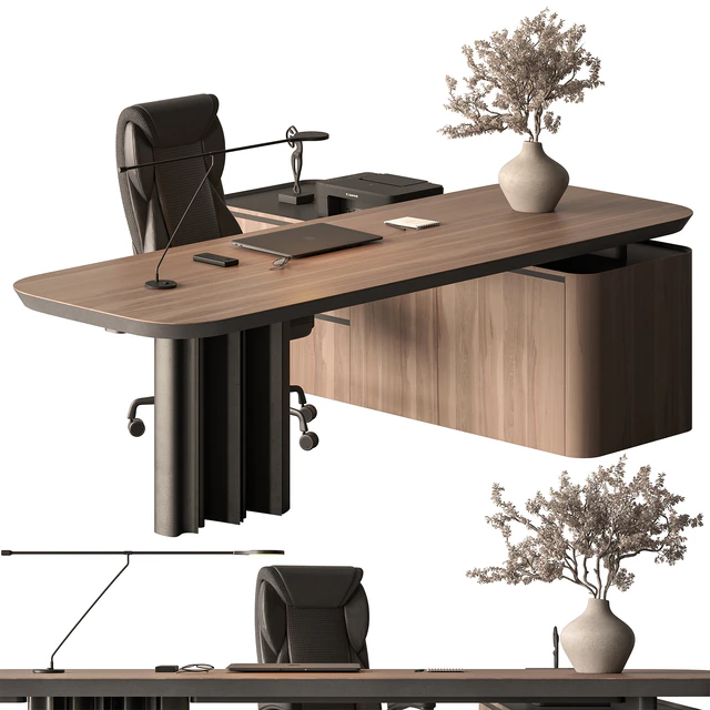 Manager Desk - Office Furniture 668 — Скачать