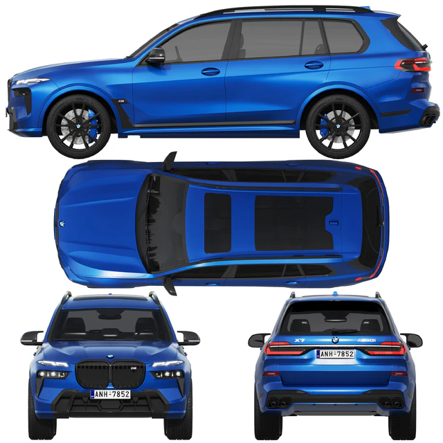 BMW X7 M60i 2023 — Скачать