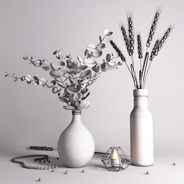 Decorative set with eucalyptus — Descargar