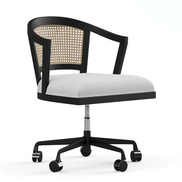 Lisbon Cane Swivel Desk Chair — Скачать