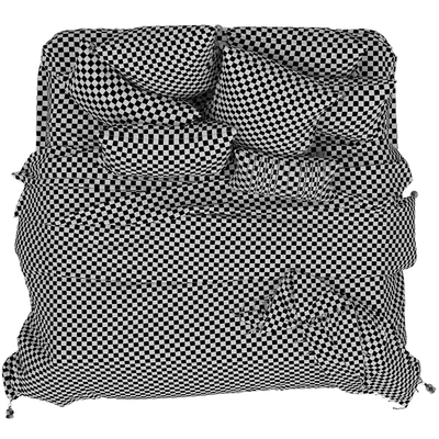 Adairs Ollie Tufted Vanilla Quilt Cover — Вид 4