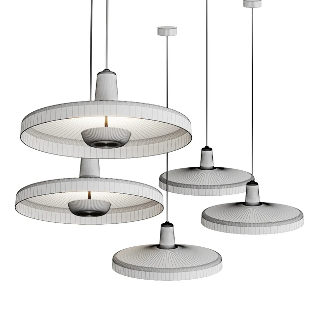 Pendant Lamp Grupa Arigato Ar-Pl Adjustable Pendant Lamp Design by Grupa Collection Arigato — Descargar