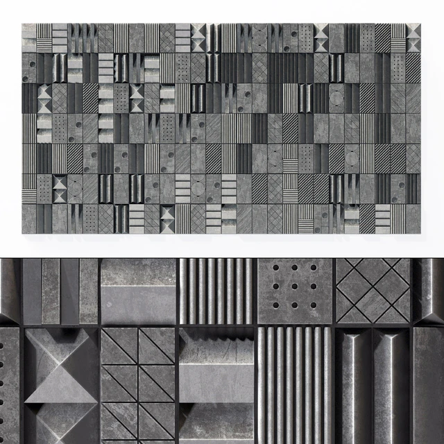 Lithea Maioliche di pietra 3d wall tiles n1 — Скачать