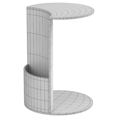 Ansel Acrylic Side Table — View 3