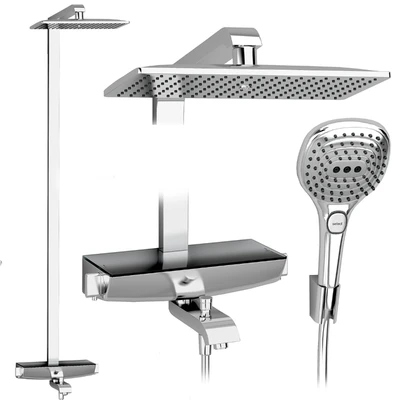HANSGROHE Set 4 | Ecostat | Raindance | Novus Loop | with adjustable watering can — Ver 4