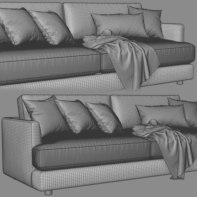 West Elm Haven 2 Seats Sofa — Скачать