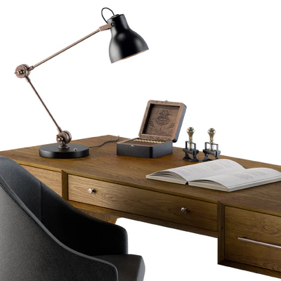 Office Neoclassic Desk for Home — Ver 3