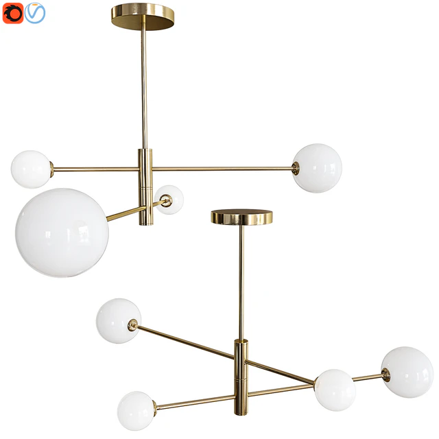 Ceiling chandelier Lumion ESTELLE 4418 / 4C — Descargar
