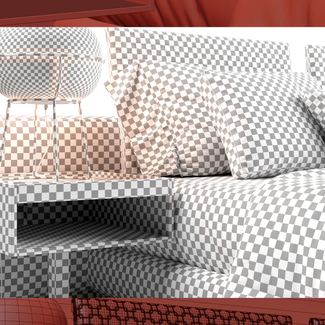 Minotti Yang Bed — Descargar