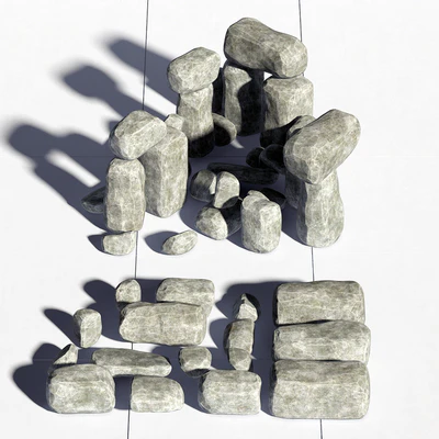 Stone collection decor exterior — Ver 1