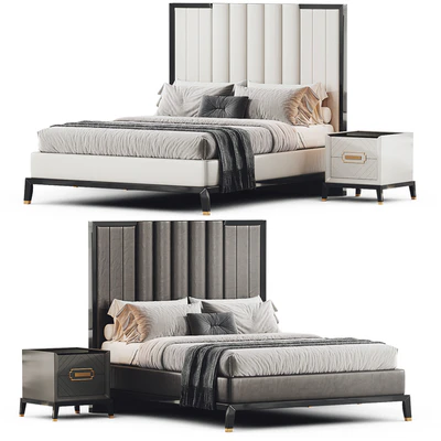 High End Art Deco Style Bed — Ver 1
