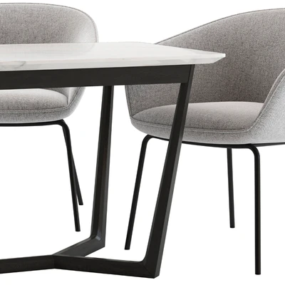 Oslo Home Amanda Dinning Chair and Innova Australia Carlin Table — Ver 4