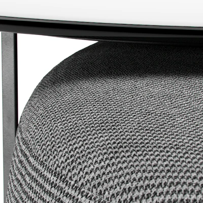 Minotti Davis pouf and table — Ver 2