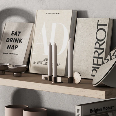 217 decor on shelves 02 neutral scandi accessories 00 — Вид 4