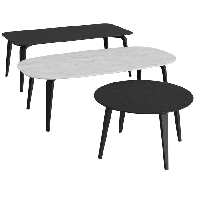 GUBI Dining Table Wood — Скачать