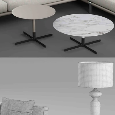 Modular sofa PoltronaFrau-Let It Be — Ver 2