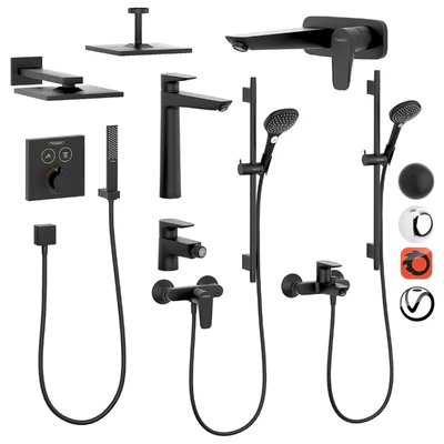 HANSGROHE Set 2 | Rainfinity | Raindance | Talis с регулируемой установкой лейки — Вид 1
