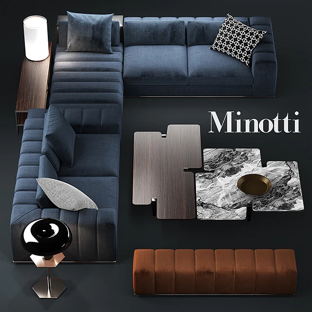 Sofa minotti freeman seating system — Descargar