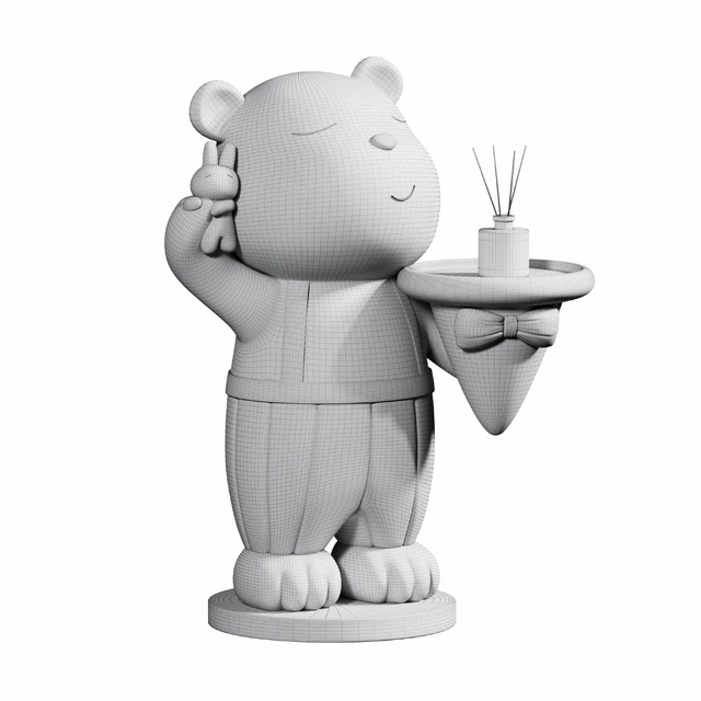 Bear ornaments ceramic ornaments shelf tray — Descargar