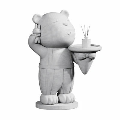 Bear ornaments ceramic ornaments shelf tray — Ver 2