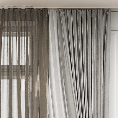 Curtains with balcony doors 512 — Ver 2