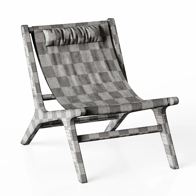 Nairobi Garden Armchair Wood No3 — Скачать