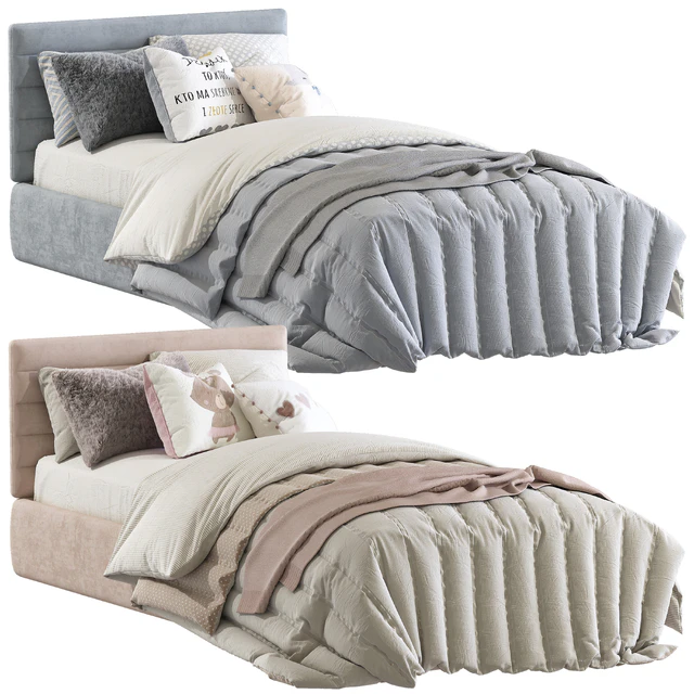 Кровать Pfeiffer Upholstered Bed 4 — Скачать