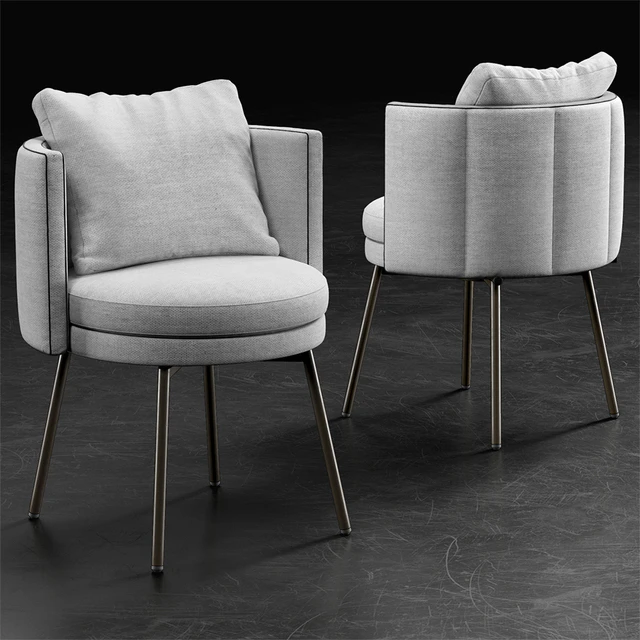 Стул Minotti Torii, Стол Minotti Oliver Lounge — Скачать