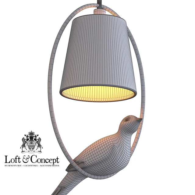 Подвесной светильник Norman Bird Chandelier One — Скачать