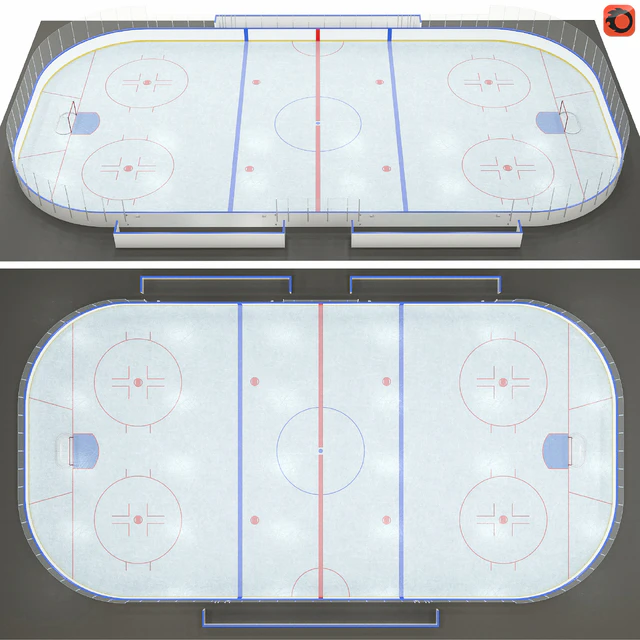 Хоккейная коробка 20x40 м. — Скачать