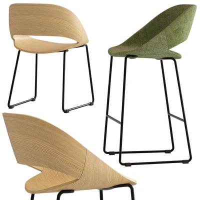 Arrmet Kabira Chair and Stool — Ver 2