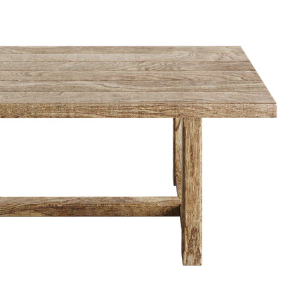 RH Cayden Campaign Dinning Table — Вид 2