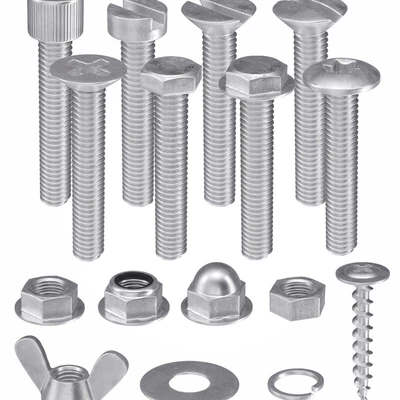 Fixing nuts, screws, bolts, washers, screws — Ver 2
